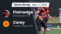 Recap: Plainedge  vs. Carey  2022
