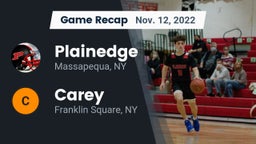 Recap: Plainedge  vs. Carey  2022