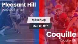 Matchup: Pleasant Hill High vs. Coquille  2016