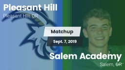 Matchup: Pleasant Hill High vs. Salem Academy  2019