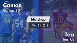 Matchup: Canton vs. Tea  2016