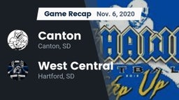 Recap: Canton  vs. West Central  2020