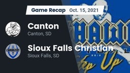 Recap: Canton  vs. Sioux Falls Christian  2021
