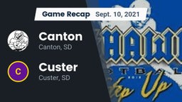 Recap: Canton  vs. Custer  2021