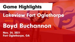 Lakeview Fort Oglethorpe  vs Boyd Buchannon Game Highlights - Nov. 24, 2021