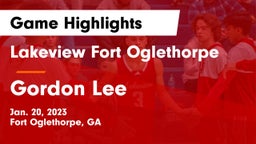Lakeview Fort Oglethorpe  vs Gordon Lee  Game Highlights - Jan. 20, 2023