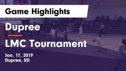 Dupree  vs LMC Tournament Game Highlights - Jan. 17, 2019