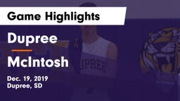 Dupree  vs McIntosh  Game Highlights - Dec. 19, 2019