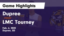 Dupree  vs LMC Tourney Game Highlights - Feb. 6, 2020