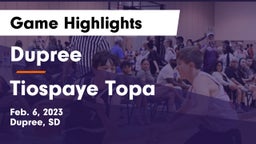 Dupree  vs Tiospaye Topa Game Highlights - Feb. 6, 2023