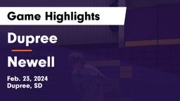 Dupree  vs Newell Game Highlights - Feb. 23, 2024