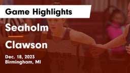 Seaholm  vs Clawson  Game Highlights - Dec. 18, 2023