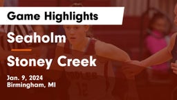 Seaholm  vs Stoney Creek  Game Highlights - Jan. 9, 2024