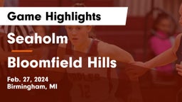 Seaholm  vs Bloomfield Hills  Game Highlights - Feb. 27, 2024