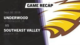 Recap: Underwood  vs. Southeast Valley 2016