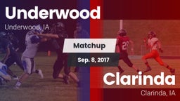 Matchup: Underwood vs. Clarinda  2017