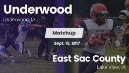 Matchup: Underwood vs. East Sac County  2017