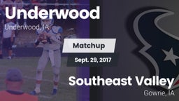 Matchup: Underwood vs. Southeast Valley 2017