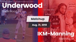 Matchup: Underwood vs. IKM-Manning  2018