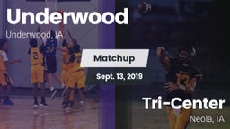 Matchup: Underwood vs. Tri-Center  2019