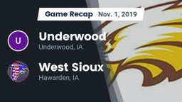 Recap: Underwood  vs. West Sioux  2019
