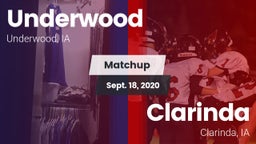 Matchup: Underwood vs. Clarinda  2020