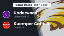 Recap: Underwood  vs. Kuemper Catholic  2021