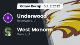 Recap: Underwood  vs. West Monona  2022