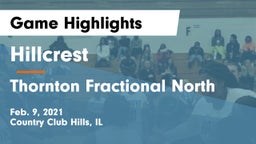 Hillcrest  vs Thornton Fractional North Game Highlights - Feb. 9, 2021