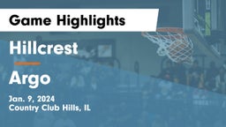 Hillcrest  vs Argo  Game Highlights - Jan. 9, 2024