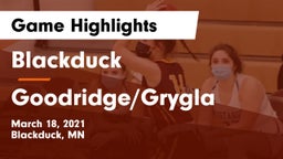 Blackduck  vs Goodridge/Grygla  Game Highlights - March 18, 2021
