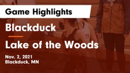 Blackduck  vs Lake of the Woods  Game Highlights - Nov. 2, 2021