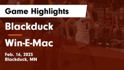 Blackduck  vs Win-E-Mac  Game Highlights - Feb. 16, 2023