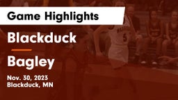 Blackduck  vs Bagley  Game Highlights - Nov. 30, 2023