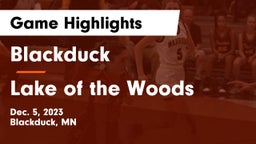 Blackduck  vs Lake of the Woods  Game Highlights - Dec. 5, 2023