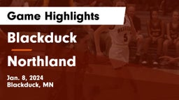 Blackduck  vs Northland  Game Highlights - Jan. 8, 2024