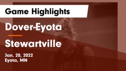 Dover-Eyota  vs Stewartville  Game Highlights - Jan. 20, 2022