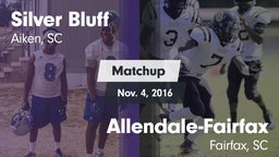 Matchup: Silver Bluff vs. Allendale-Fairfax  2016