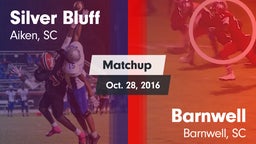 Matchup: Silver Bluff vs. Barnwell  2016
