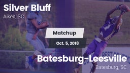 Matchup: Silver Bluff vs. Batesburg-Leesville  2018