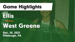 Ellis  vs West Greene  Game Highlights - Dec. 20, 2023