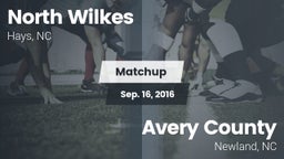 Matchup: North Wilkes vs. Avery County  2016