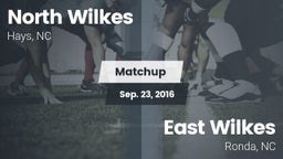 Matchup: North Wilkes vs. East Wilkes  2016