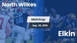Matchup: North Wilkes vs. Elkin  2016