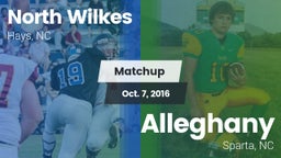 Matchup: North Wilkes vs. Alleghany  2016