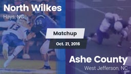 Matchup: North Wilkes vs. Ashe County  2016