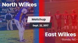 Matchup: North Wilkes vs. East Wilkes  2017