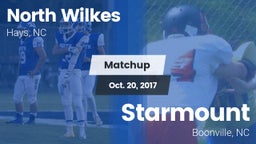 Matchup: North Wilkes vs. Starmount  2017