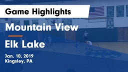 Mountain View  vs Elk Lake  Game Highlights - Jan. 10, 2019