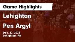 Lehighton  vs Pen Argyl  Game Highlights - Dec. 22, 2023